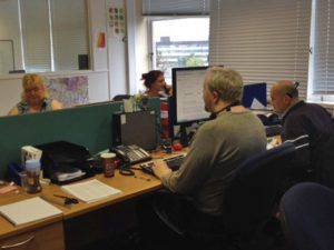Lighten Up team at work