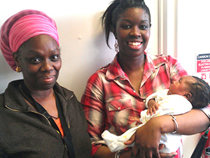 jacqui, mum and baby