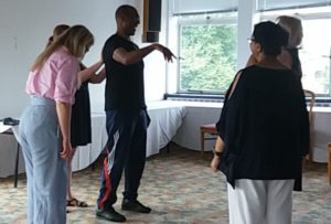 Attendees receive an introduction to Tai Chi 