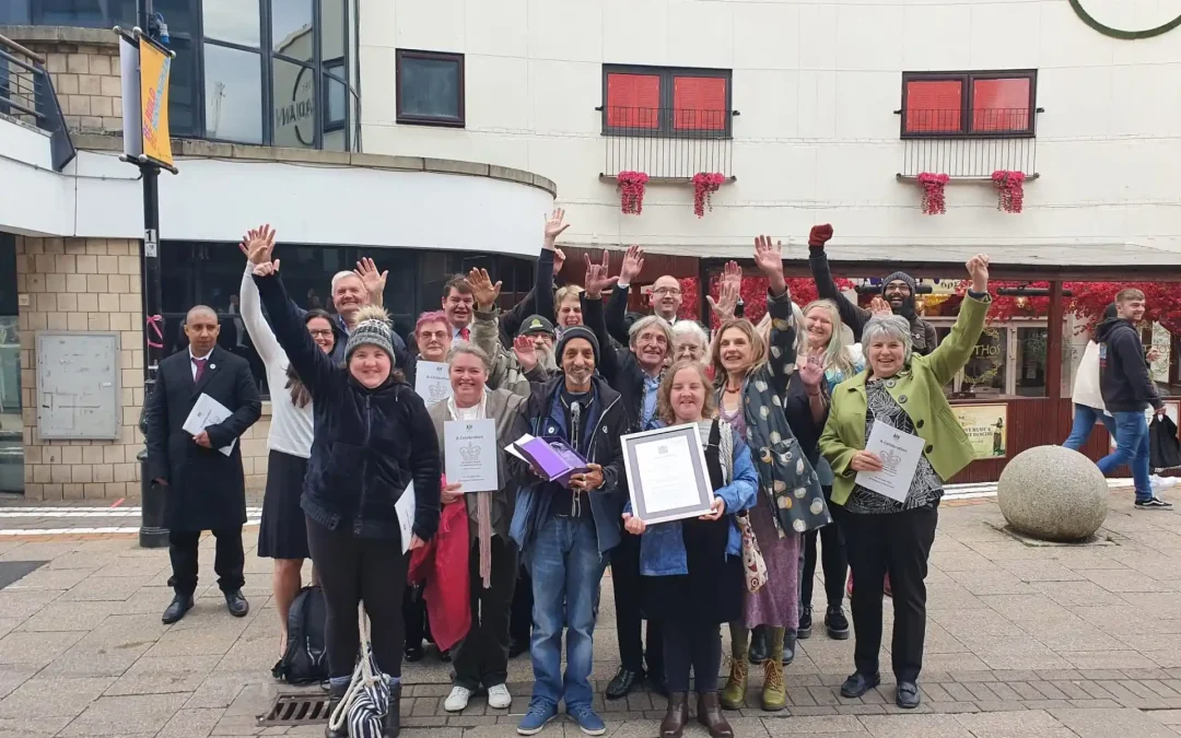 Martineau Gardens receives the Queen’s Award for Voluntary Service