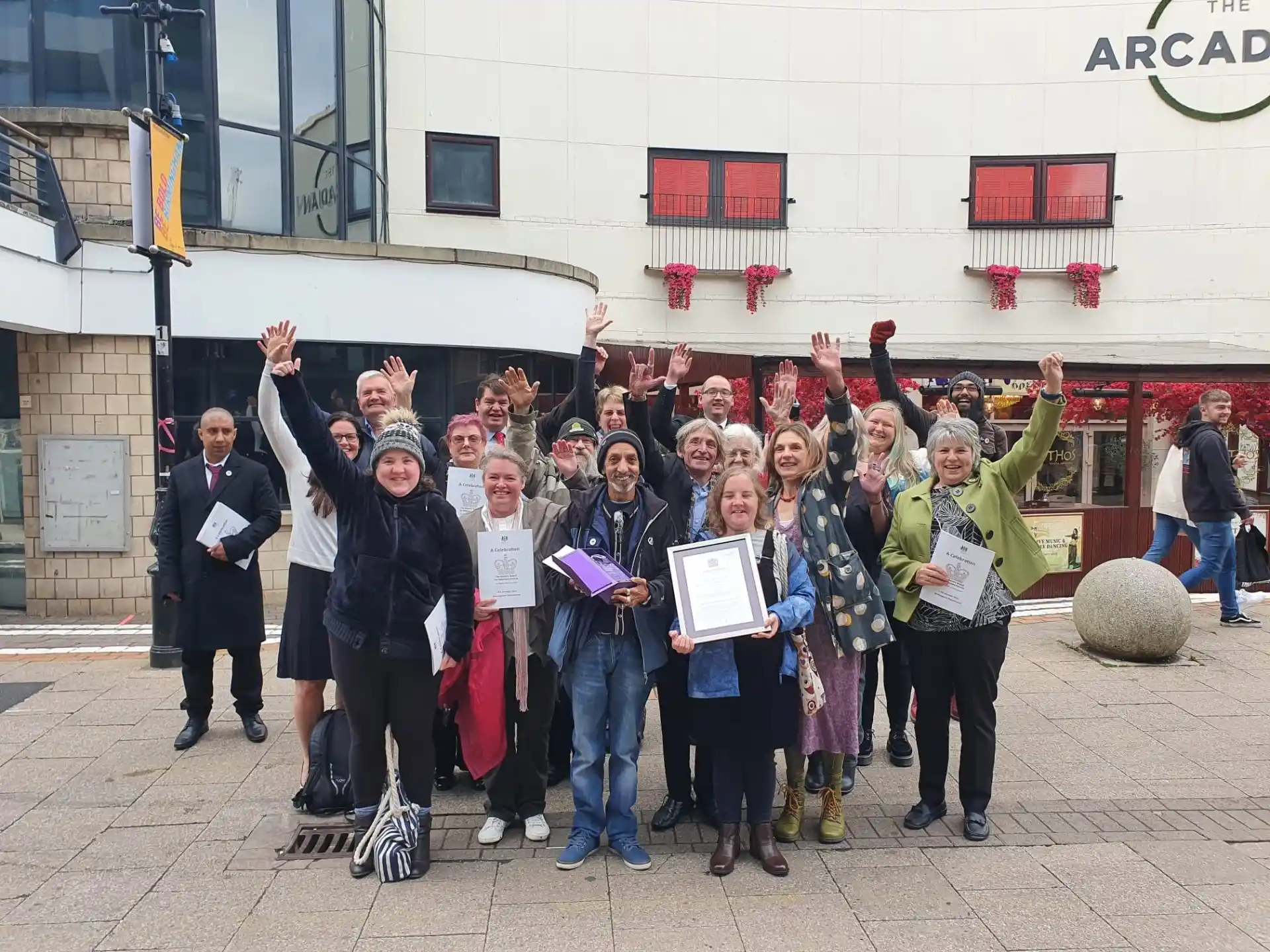 Martineau Gardens receives the Queen’s Award for Voluntary Service